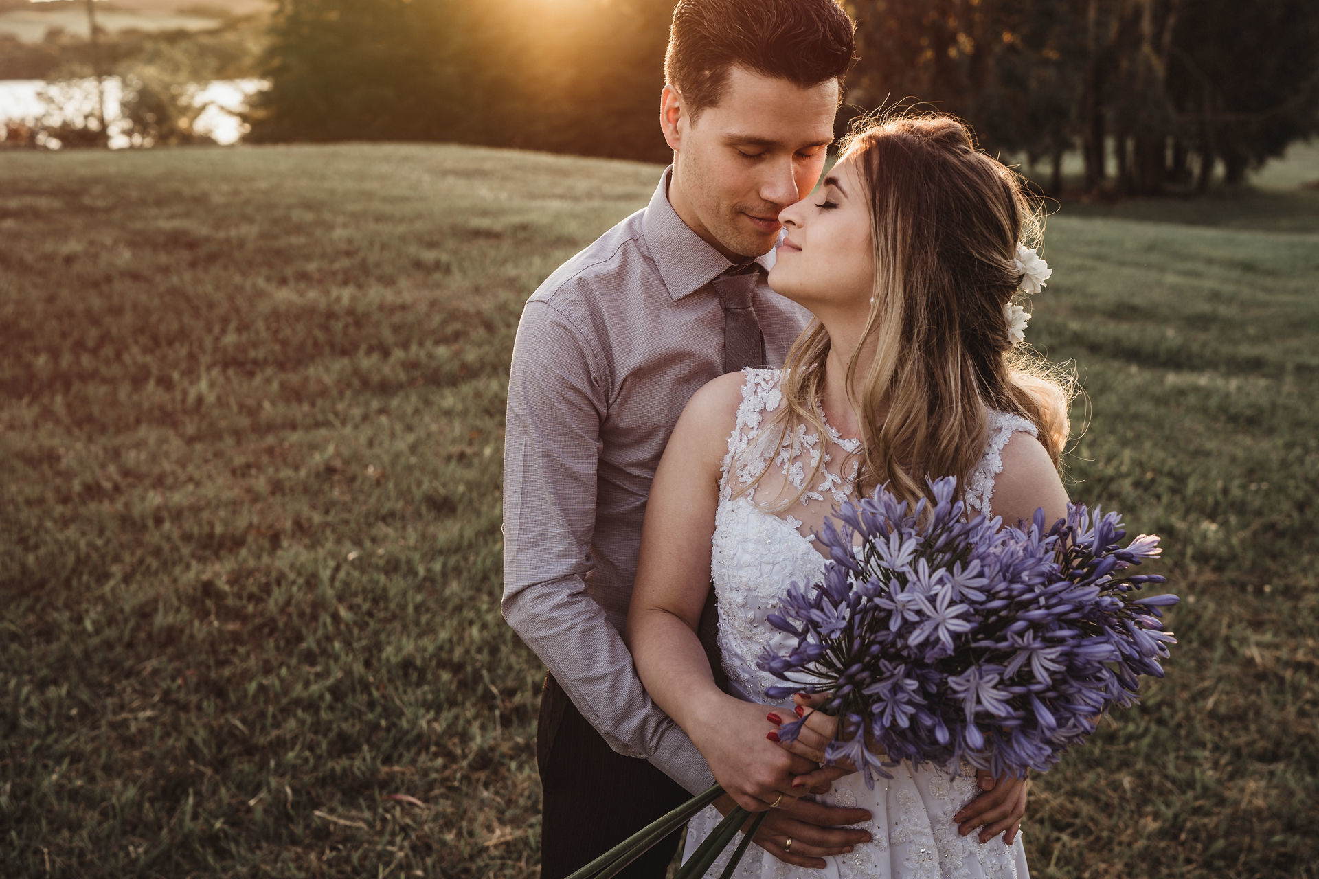 Foto Um ensaio fantástico, a beira de um lago. - Fabiane e Rafael - Imagem 20