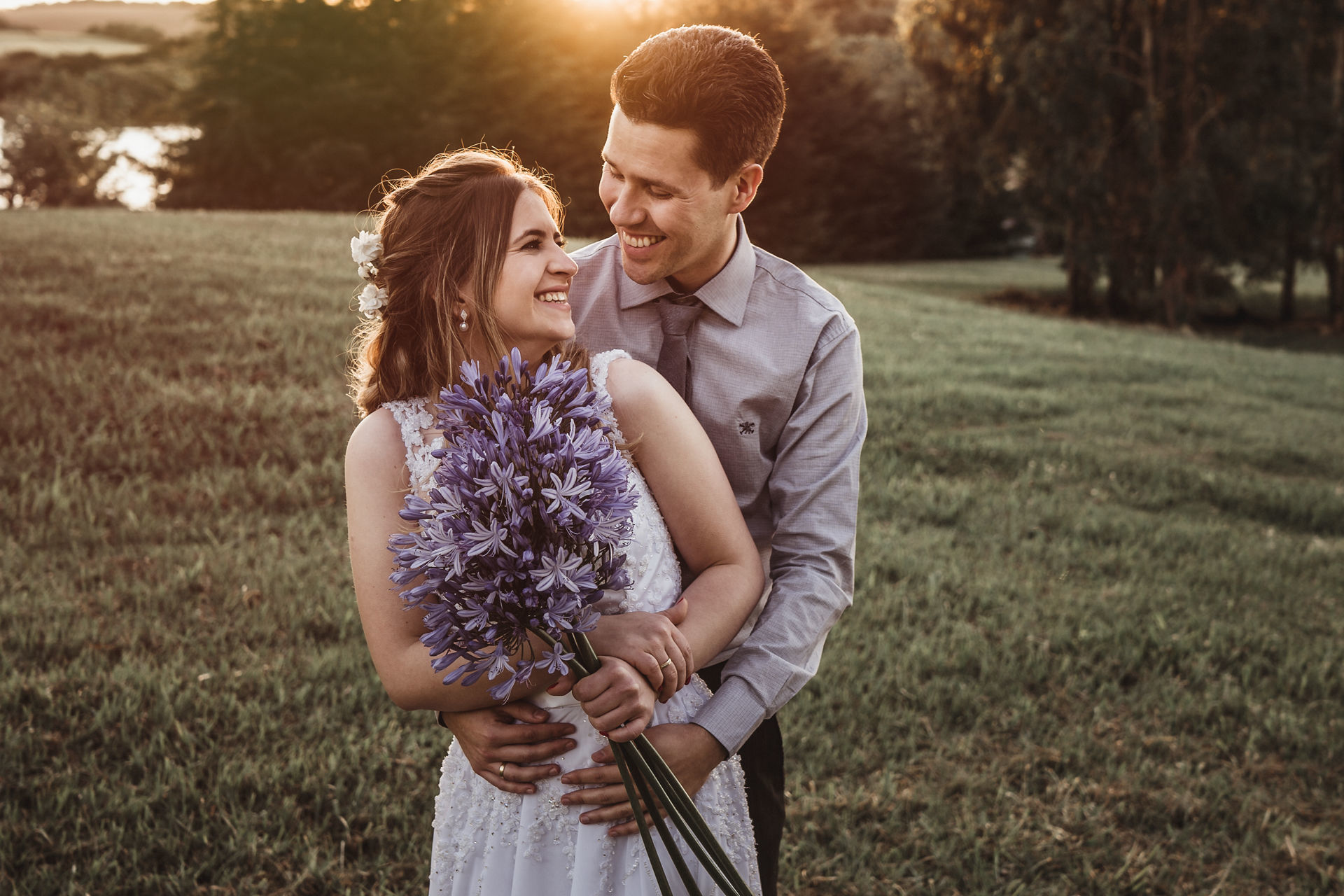 Foto Um ensaio fantástico, a beira de um lago. - Fabiane e Rafael - Imagem 21